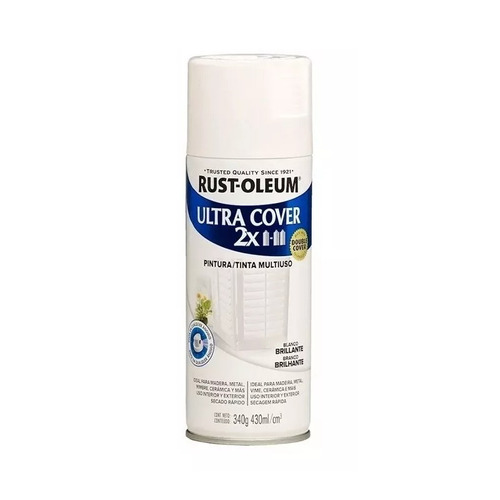Pintura Aerosol Ultra Cover Brillante Blanco 425gr
