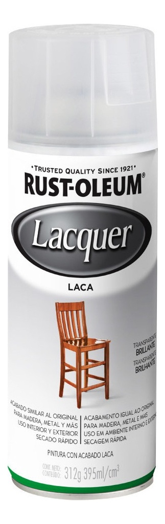 Pintura Laca Transparente Brillante 312G
