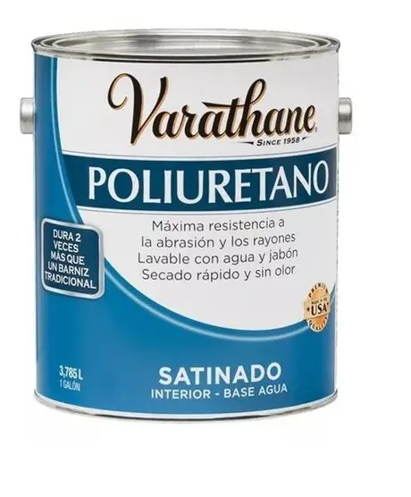 Laca Poliuretanica Interior Satinado 0,946L Varathane 