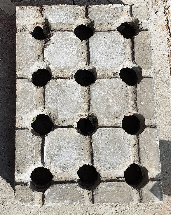 Baldozon Perforado 57 X 63 Para Autos