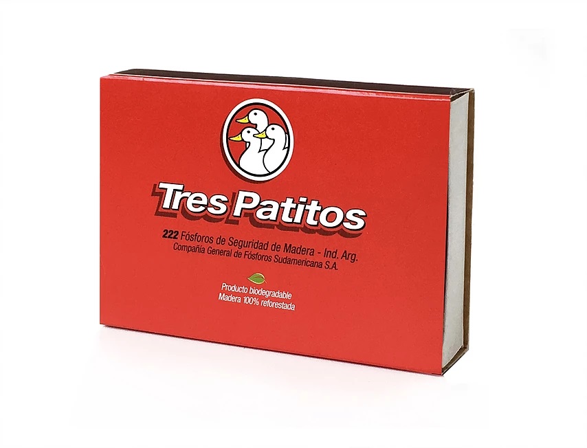 Fosforos Tres Patitos 222 X Caja