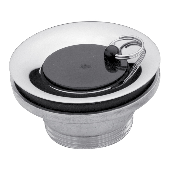 Desagüe bañera, 1 1/4", con conexión p/Caño Plast C/Tapita