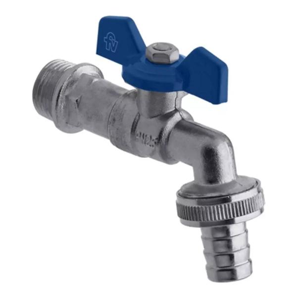 Canilla Mariposa  P/Manguera C/Valv Esferica 19mm  FV