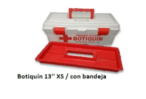 Botiquin Plastico  13" C/ BANDEJA