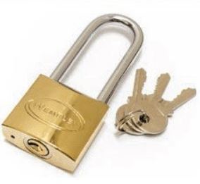 Candado Wembley Aro Largo 50mm
