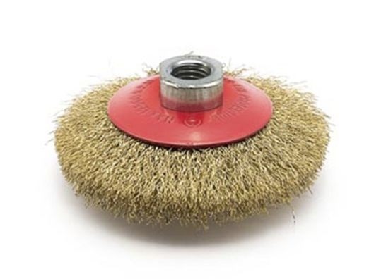 Cepillo Centro Deprimido Rizado 4"