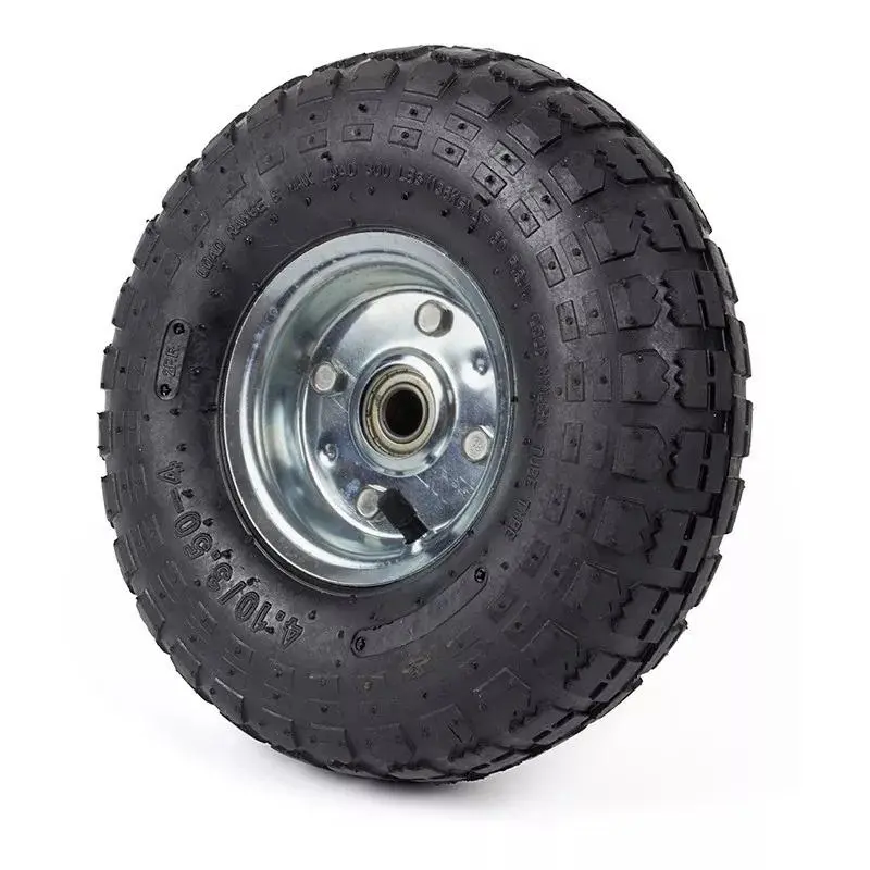 Rueda Inflable Con Camara P/Carreta (270x85) Eje 5/8