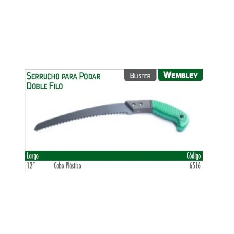 Serrucho De Poda Hoja Doble Filo Mango Plastico