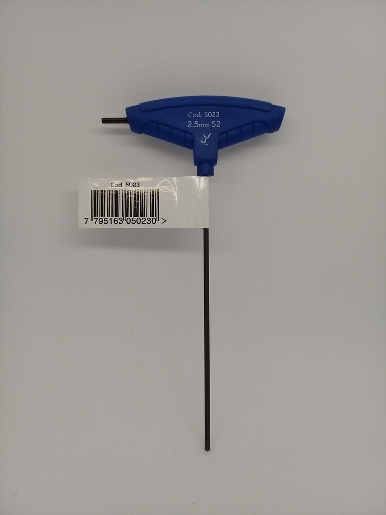 Llave Allen Mango Anatomico Seire Larga 2.5 Mm