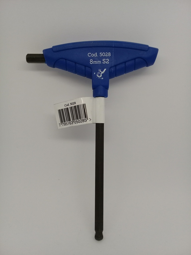 Llave Allen Mango Anatomico Seire Larga 8.0 Mm