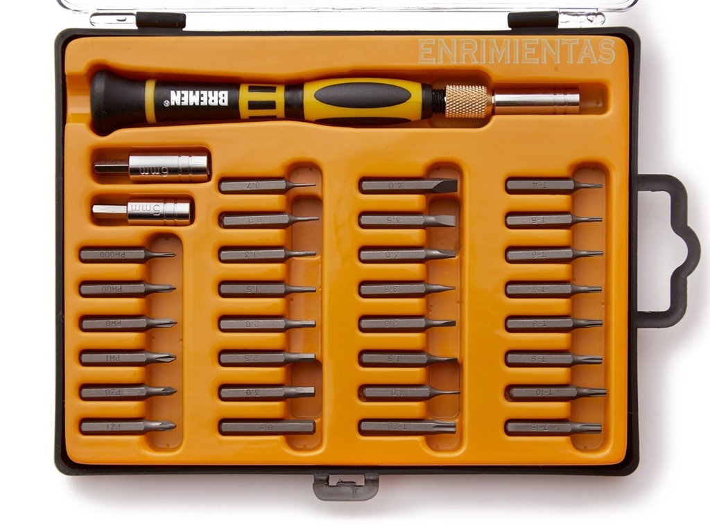 Porta Puntas Precision TX/PL/PH/PZ/HEX X 33pzs