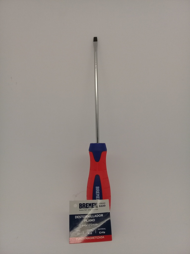 Destornillador Mango Goma PL - #4 Ø4x125mm