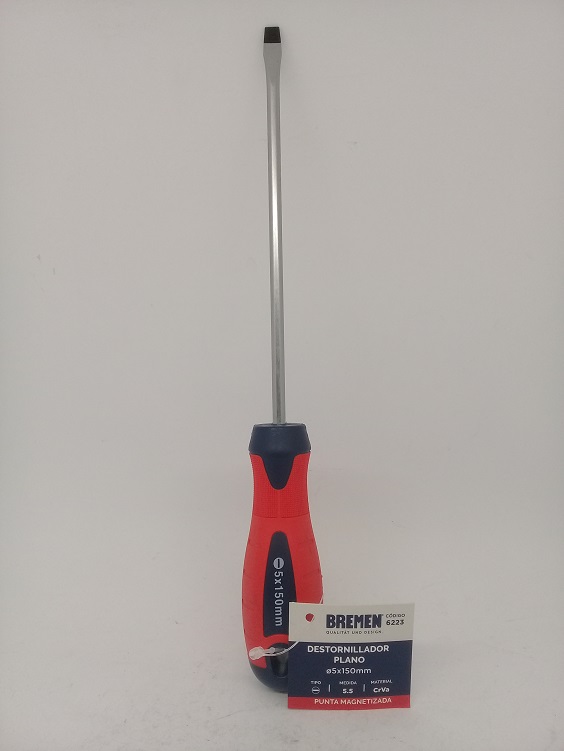 Destornillador Mango Goma PL - #5.5 Ø 5x150mm