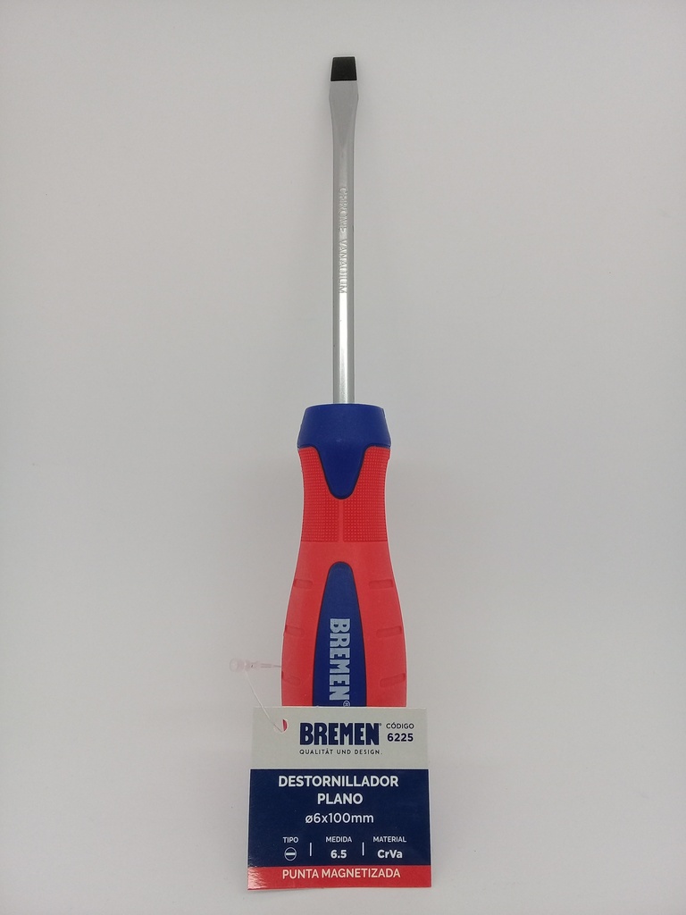 Destornillador Mango Goma PL - #6.5 Ø 6x100mm