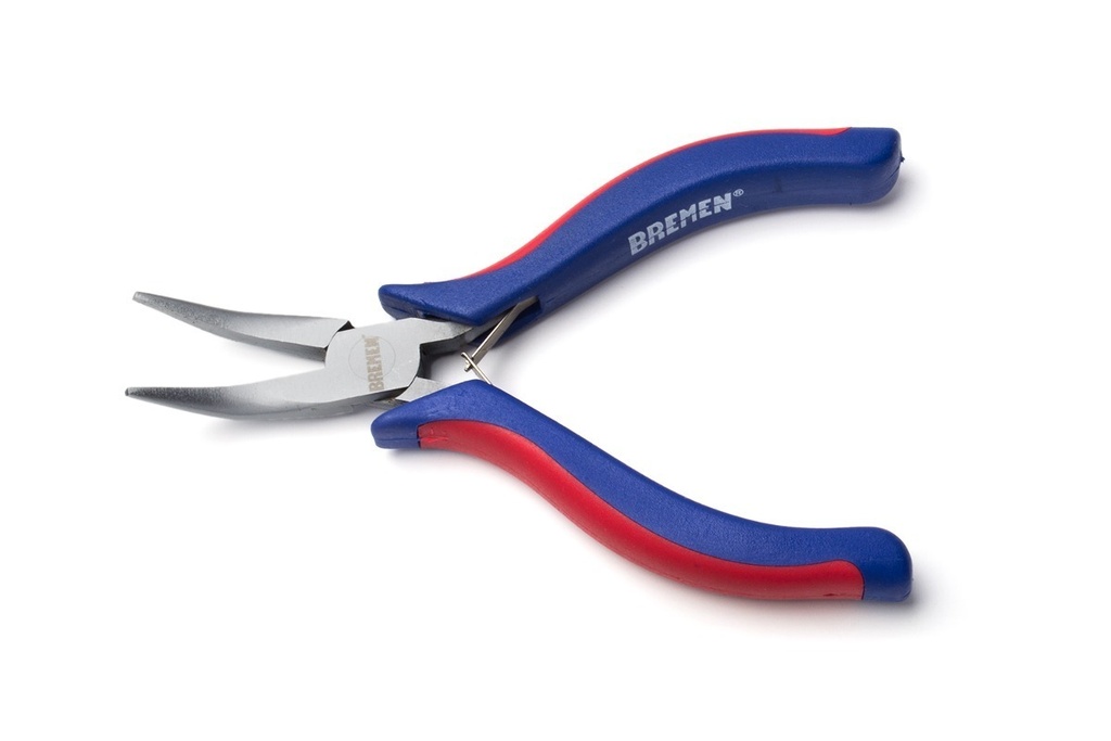 Pinza Media Caña Curva Electronica 5"