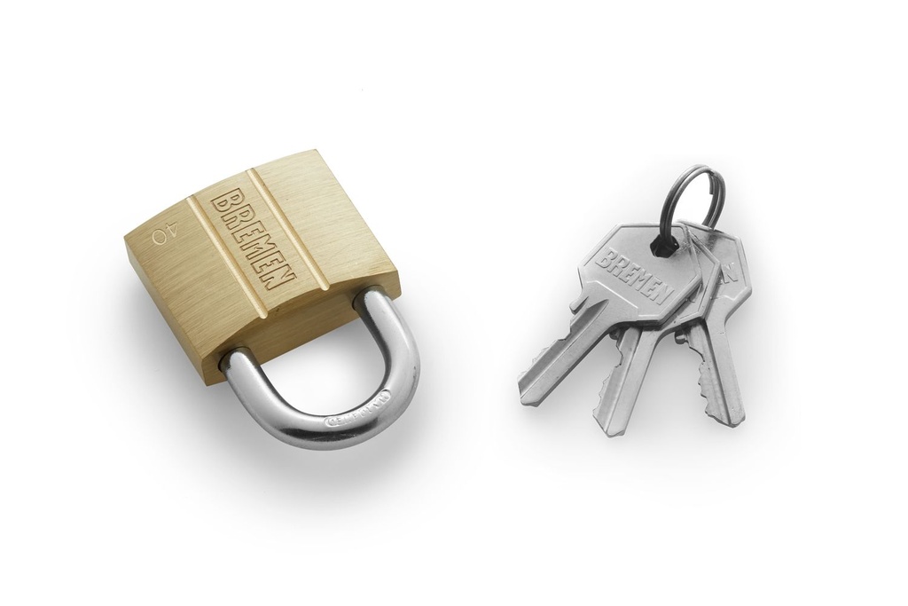 Candado De Bronce Pesado 30mm