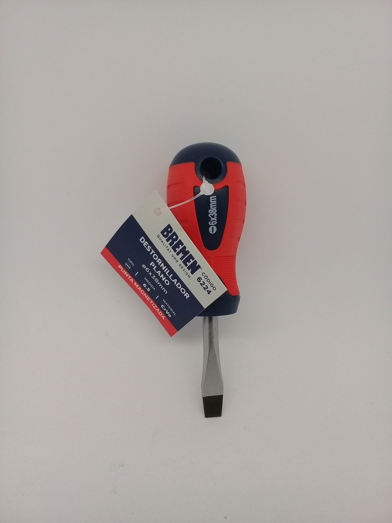 Destornillador Mango Goma Pl (-) 6.0 (Ø6-38mm)