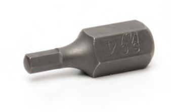 Punta Hexagonal 6mm   Acero S-2 (10x30mm )