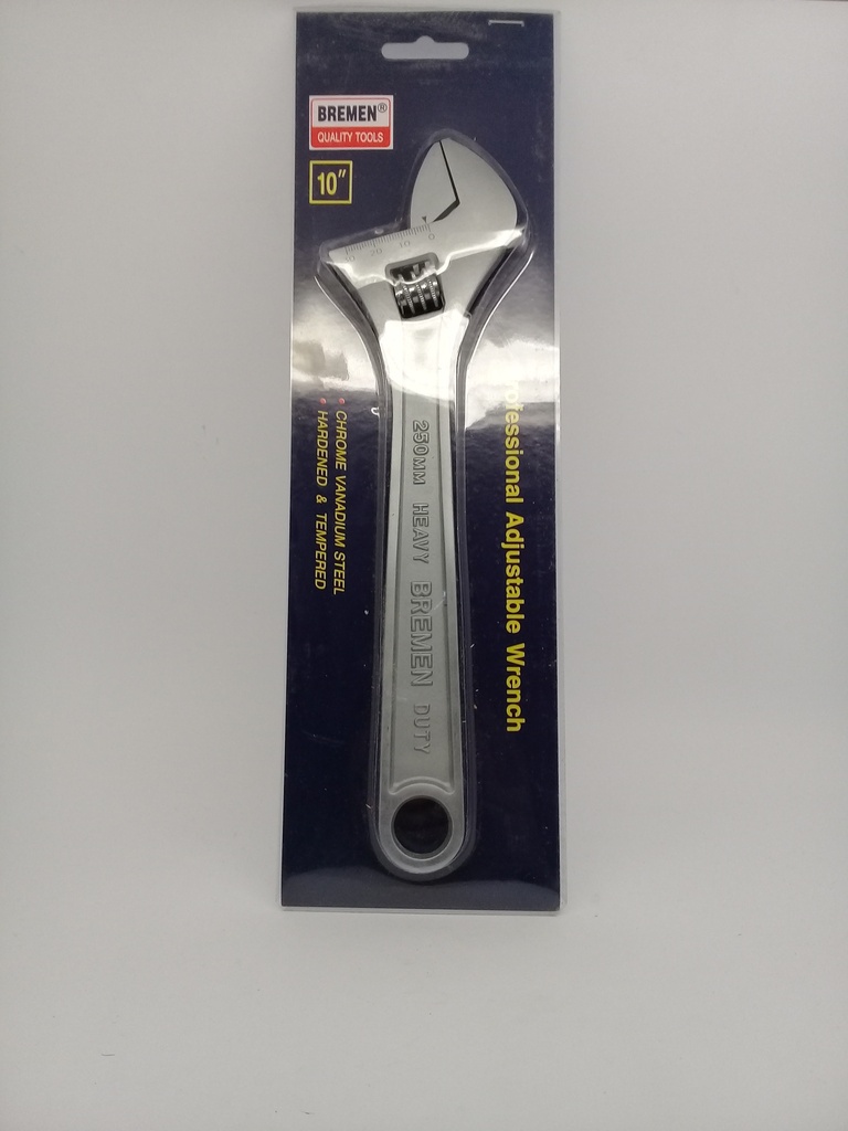 Llave Ajustable Fosfatizada 10" Cr Va