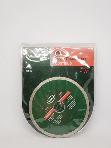 Disco Diamantado 4 1/2 Humedo Continuo