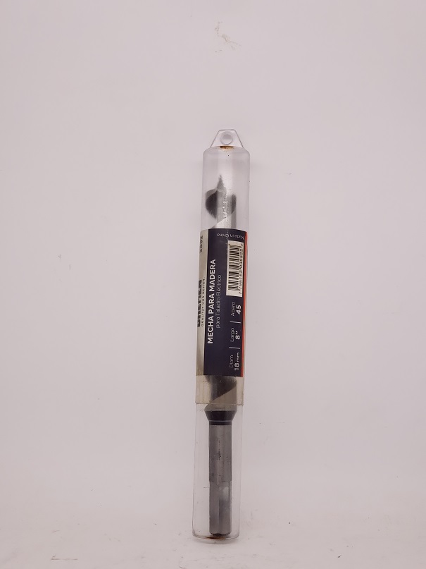 Mecha Madera Largo 8" - 18mm (Taladro Electrico)