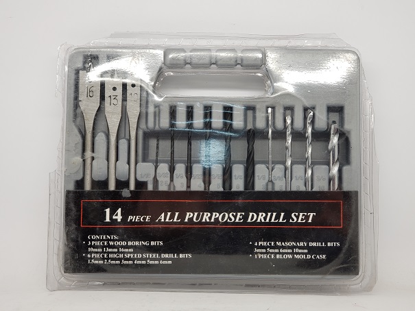 Juego De Mechas Surtidas (Widia-Madera-Etc) X 14 Pzs