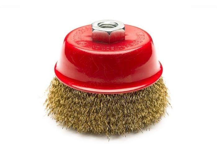 Cepillo Copa 2 ½" Rizado (Amoladora Ang.)