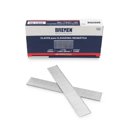 Clavos 45mm [Calibre 1.25 x 1.00mm] (Caja 5.000 uni)