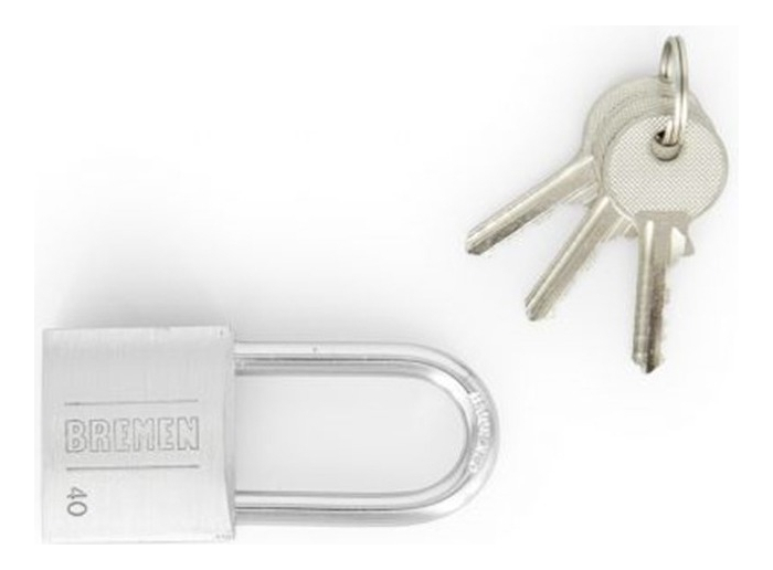 Candado De Aluminio Traba Doble - Aro Largo 30mm