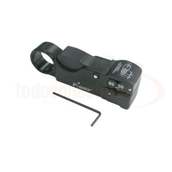 Pinza Proskit Pelacables Rot. Coax. 6PK-312B