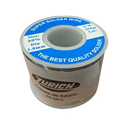 Estaño Zurich 500gr 60%  1mm