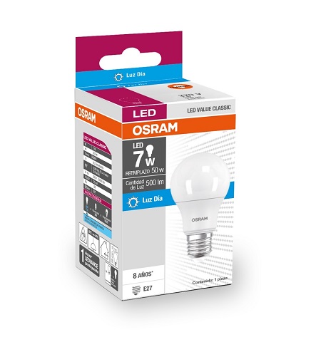 Lampara Led Value 7W / 830