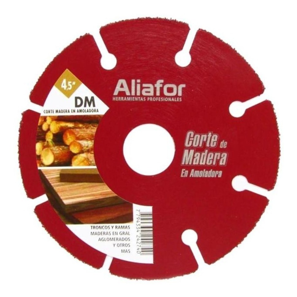 Disco Aliafor para Maderas - Carburo Tunsteno 115 mm