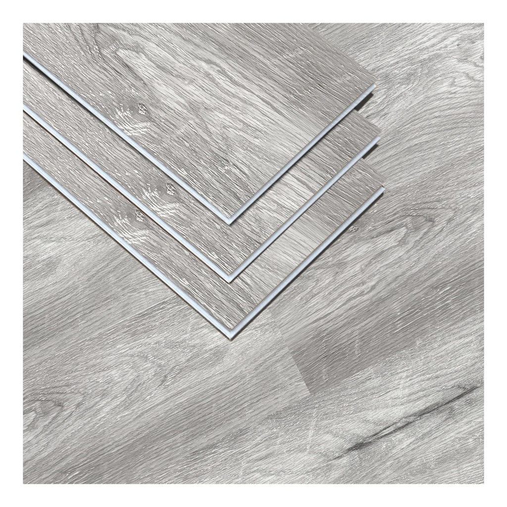 Piso Vinilico 3.5mm Ceniza Modelo SPC Flooring $Xcaja 2.32m2