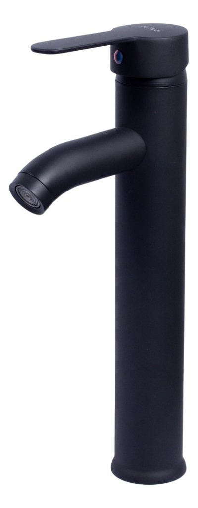 Griferia Lavatorio Mesada Alto Negro ARQ 10402NE