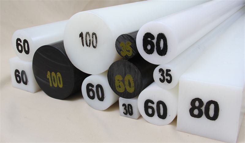 Barra De Grilon Poliam. 40mm X 1 Metro ($ X Kilo)