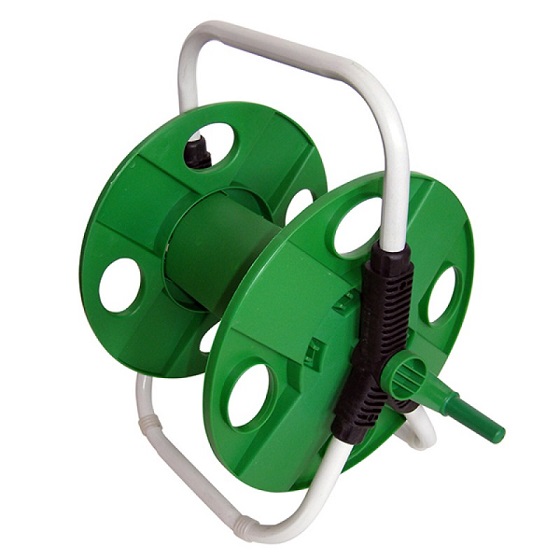 Carretel Enrrollador 45 Mts Manguera Chico