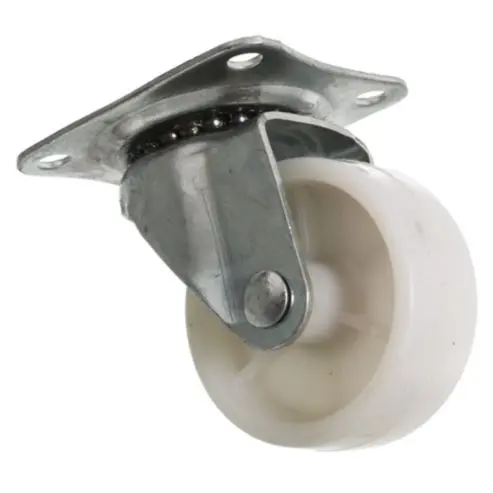 Rueda PP Blanco 50mm Base Giratoria Chica