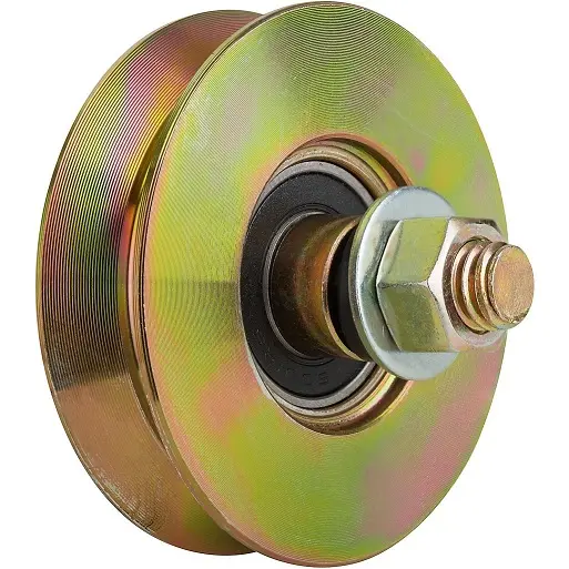 Rueda Acero Porton "U" 50 MM - 1 RULEMAN