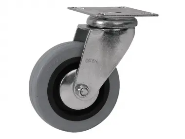 Rueda PVC 100mm Base Giratoria