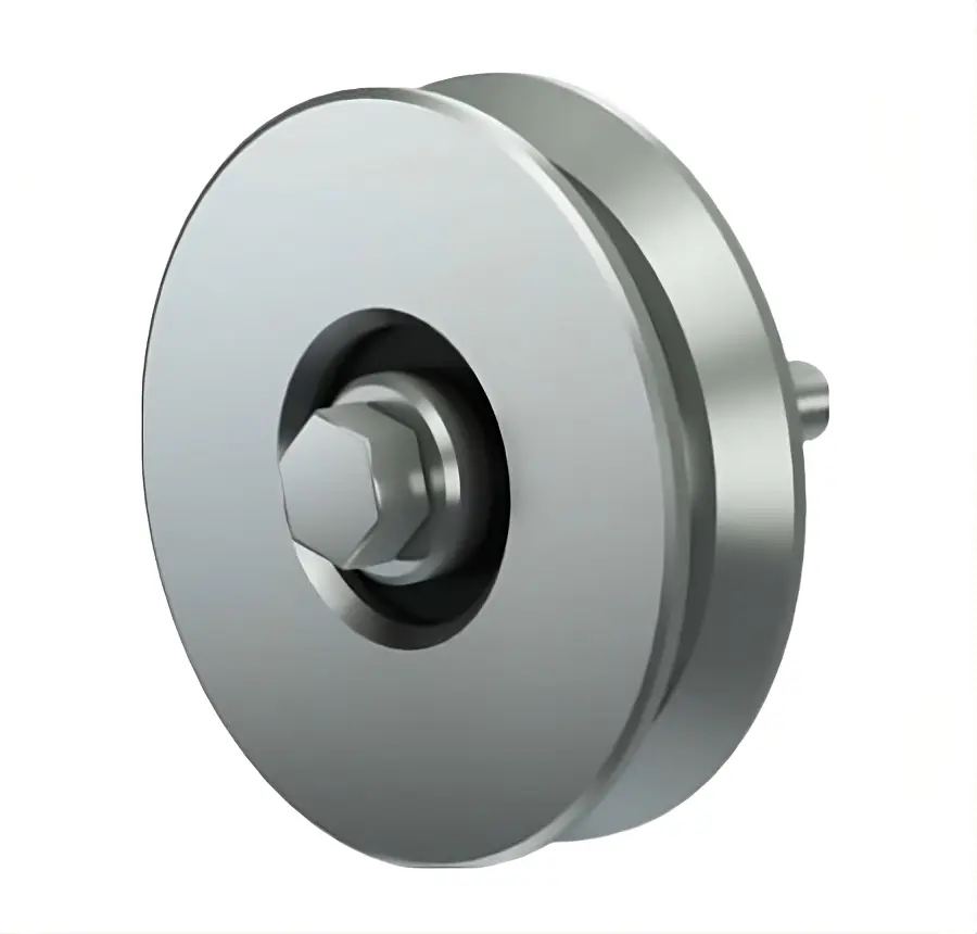 Rueda De Acero Porton V 100mm 1 Ruleman