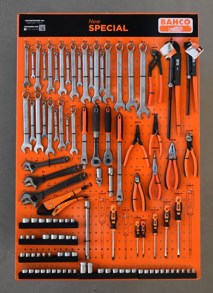 Panel P/ Herramientas BAhco Manten. C/79herrma