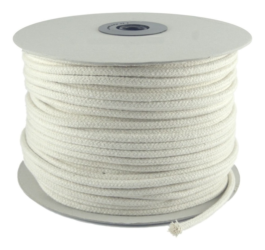 Soga Tranzada Espiral Algodon 6mm $ X Metro