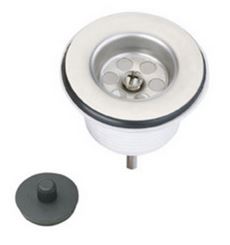 Sopapa Pvc Roscada Acero Inox 11/4