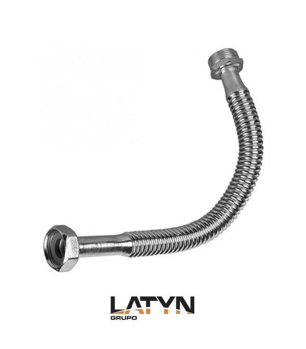 Flexible De Acero Inox Macho Giratorio 3/4 X 40