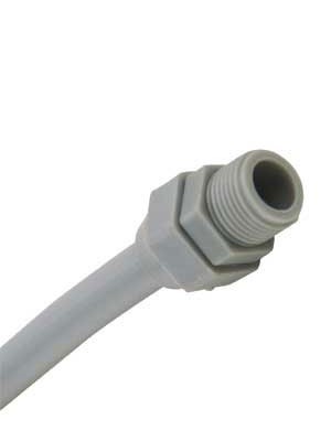 Flexible De Pvc Blanco Regulable 1/2 X 30