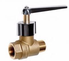 Llave Esferica Para Gas Cromada 3/4