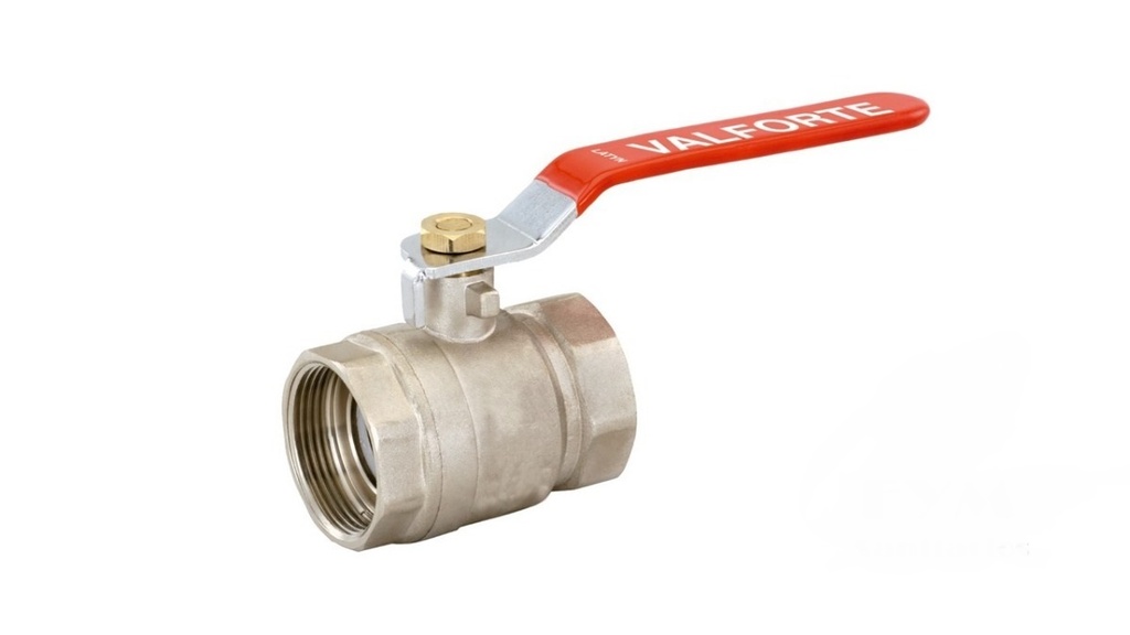 Valvula Esferica Paso Total Hh Palanca Roja 3/4"