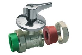 Valvula Esferica Para Empotrar C/Volante 1/2"