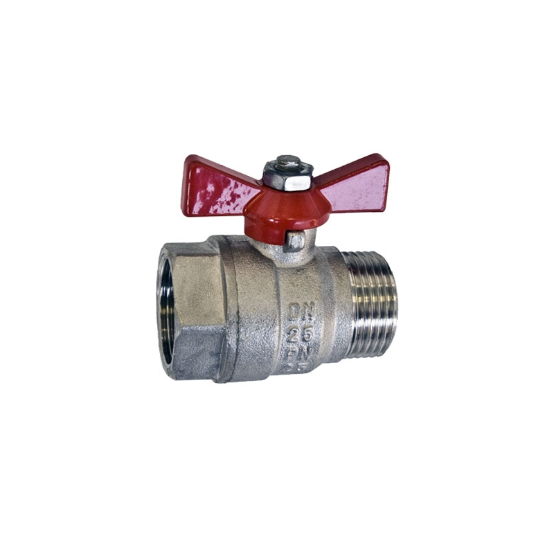 Valvula Esferica Paso Total Mh Mariposa 1"